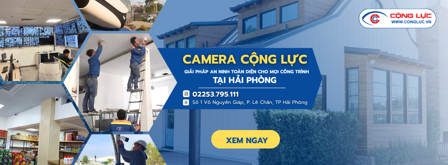 Giải pháp lắp đặt camera an ninh toàn diện tại Hải Phòng