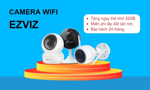 Cửa hàng bán camera Ezviz wifi giá rẻ tại Hải Phòng