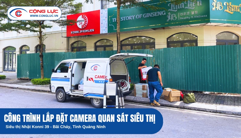 Lắp Đặt Camera, Loa Tại Bãi Cháy Quảng Ninh Cho Siêu Thị Nhật Konni39