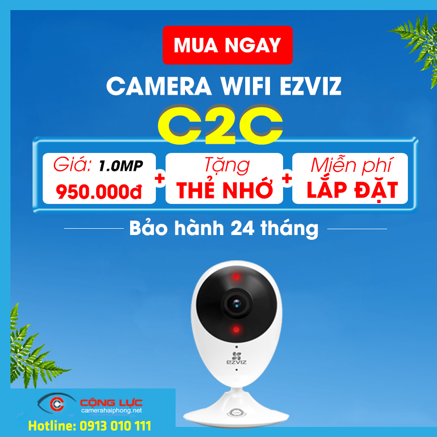 Camera Wifi Ezviz C2C 720P
