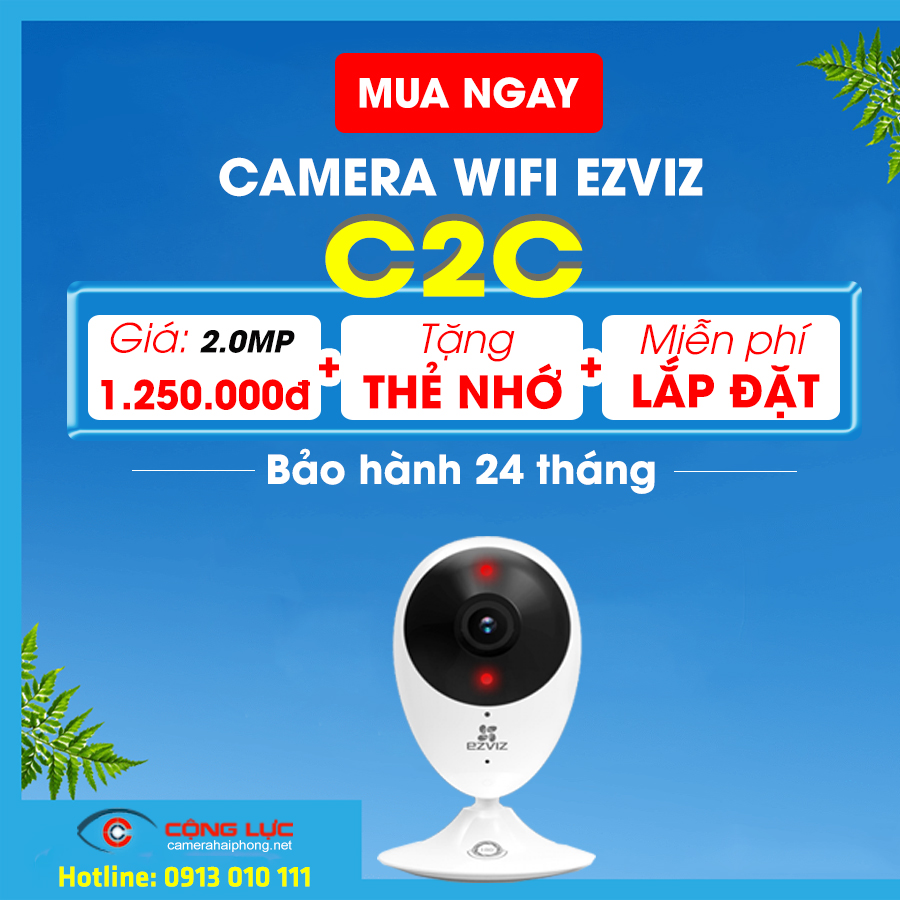 Camera Wifi Ezviz C2C 1080P