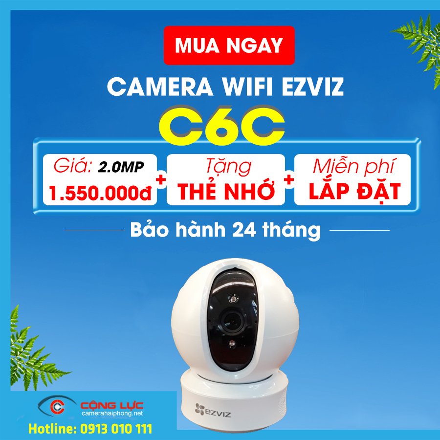 Camera IP Wifi Ezviz CS-CV246 (C6C 1080P)