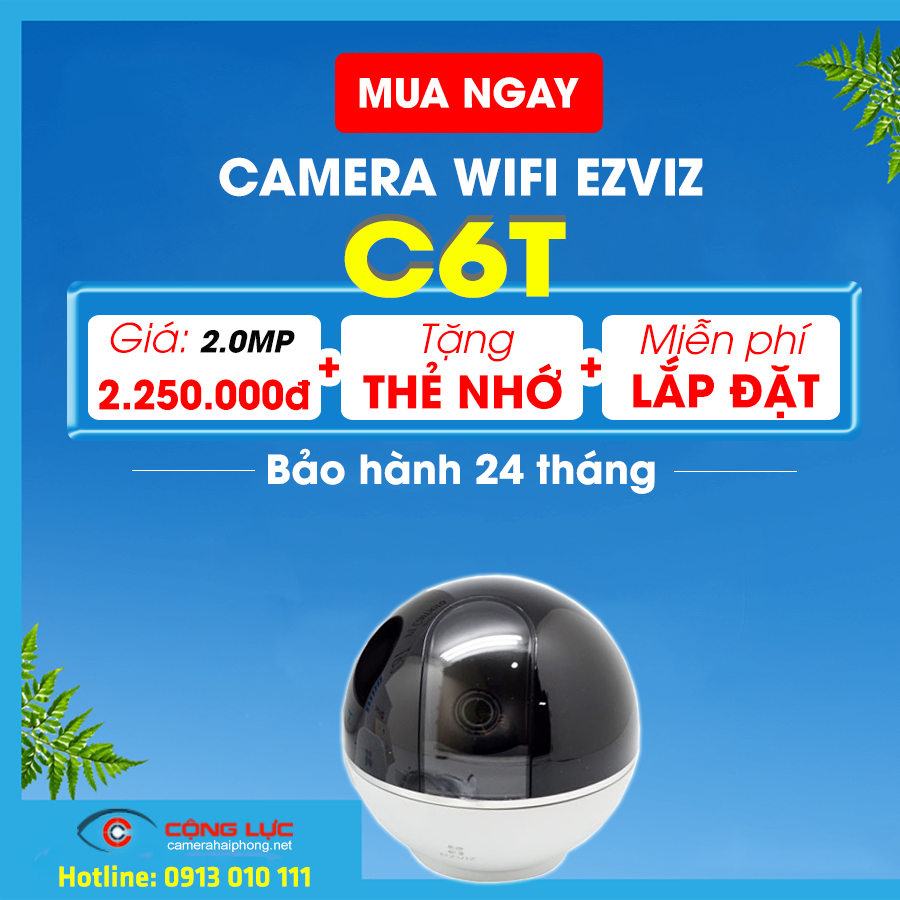 Camera IP C6T Mini 360 Plus 1080P