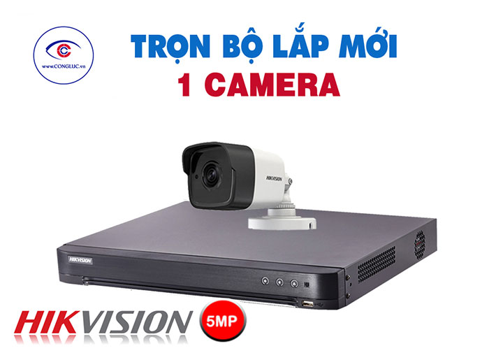 Trọn Bộ 1 Camera Hikvision 5 Megapixel