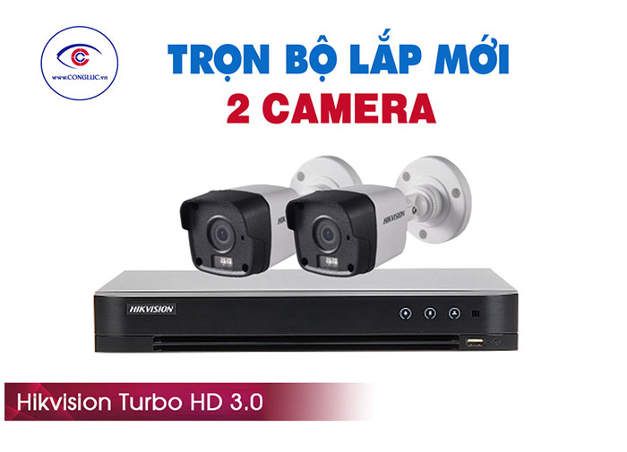 Trọn Bộ 2 Camera Hikvision 3 Megapixel
