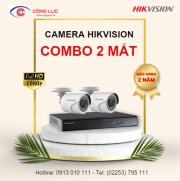 Trọn Bộ 2 Camera Hikvision 2 Megapixel