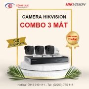 Trọn Bộ 3 Camera Hikvision 5 Megapixel