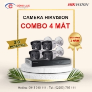 Trọn Bộ 4 Camera Hikvision 3 Megapixel