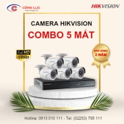 Trọn Bộ 5 Camera Hikvision 2 Megapixel