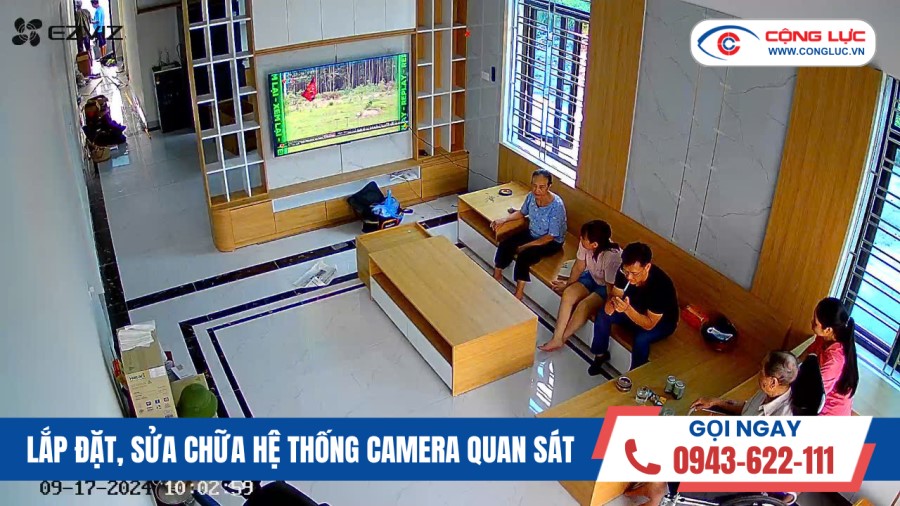 lắp đặt camera wifi Ezviz cho gia đình tại Bàng La Quận Đồ Sơn Hải Phòng