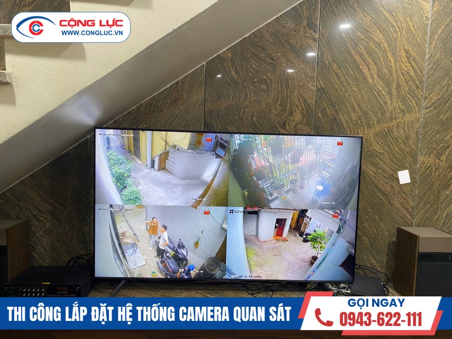 lắp đặt camera wifi không dây cho gia đình tại Trần Bình Trọng, Quận Ngô Quyền Hải Phòng