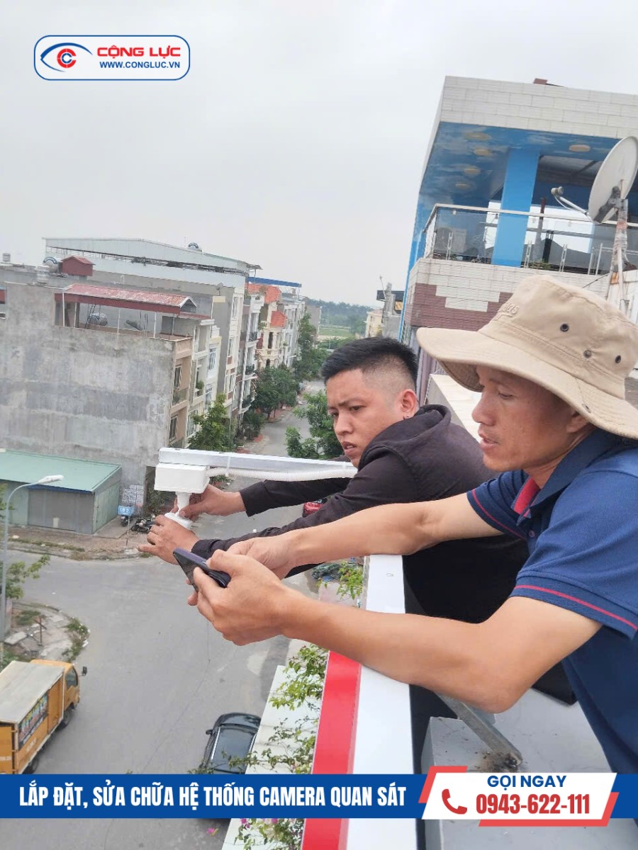 thi công camera giám sát nhà dân 4 tầng tại ngô gia tự hải an hải phòng