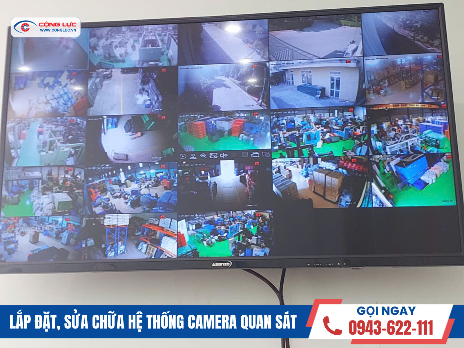 Cộng Lực lắp camera quan sát tại An Trì Hùng Vương