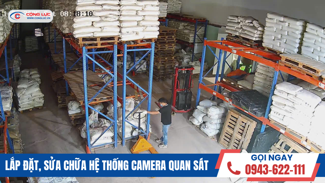 Lắp đặt hệ thống camera an ninh nhà xưởng tại An Trì