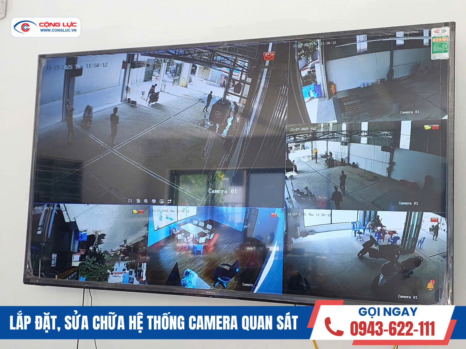 thi công hệ thống camera giám sát nhà xưởng tại trung hành hải phòng