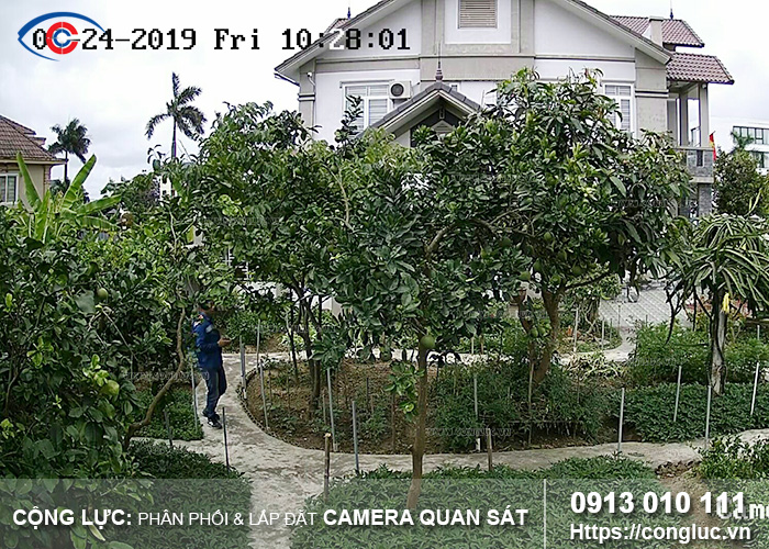 hình ảnh lắp đặt camera nhà biệt thự tại khu nhà ở anh dũng dương kinh hải phòng 14