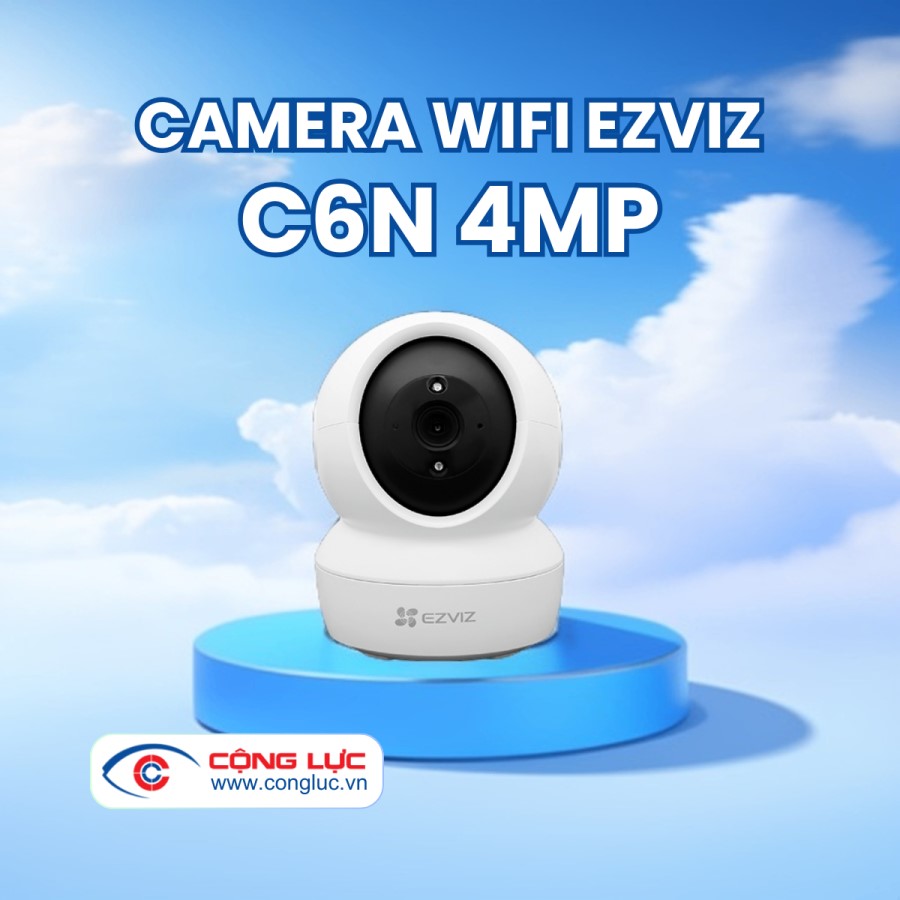 lắp camera wifi ezviz c6n 4mp tại trung tâm du học sunflower núi đối kiến thuỵ