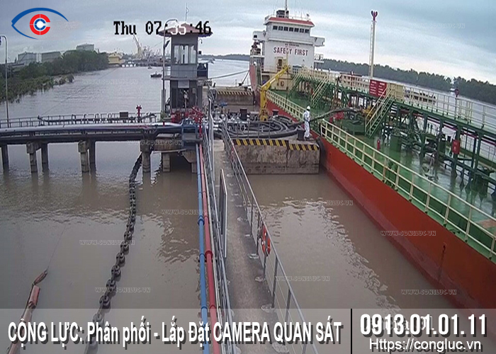 lắp đặt camera chống ăn mòn tại cảng biển