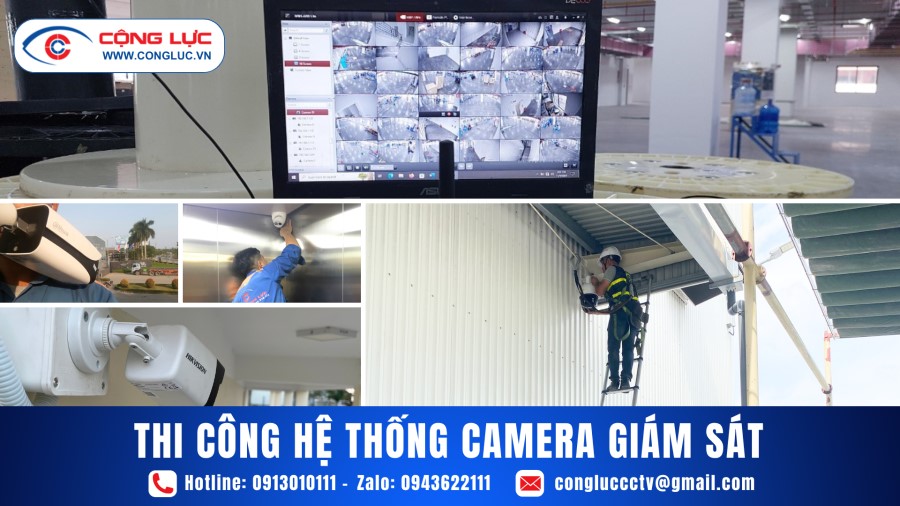 Thi công hệ thống camera giám sát an ninh tại kcn Bạch Đằng Quảng Ninh