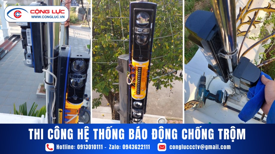 thi công hệ thống báo động chống trộm chuyên nghiệp tại kcn Nam Tiền Phong