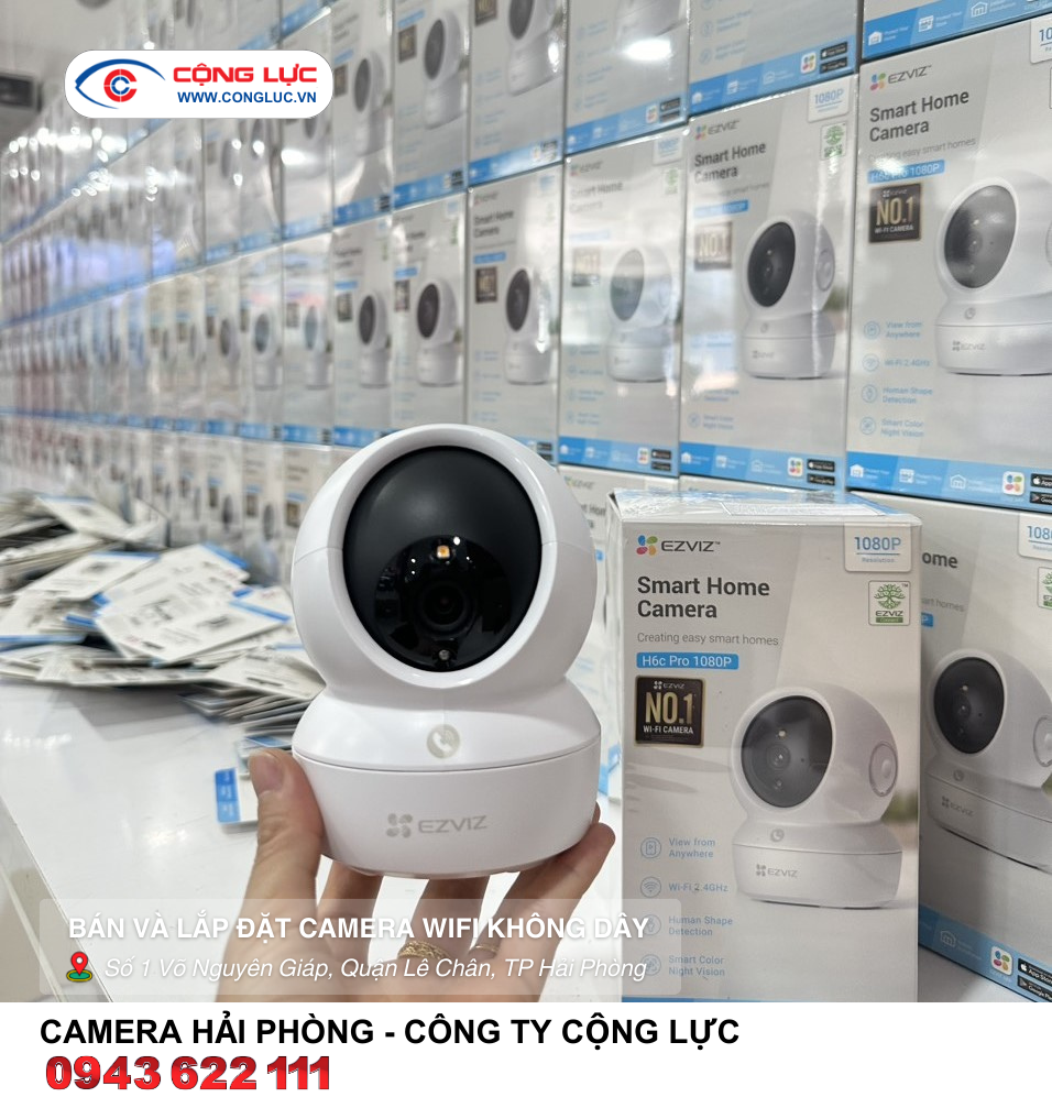 Camera Cộng Lực đại lý bán camera wifi chính hãng giá tốt tại Hải Phòng