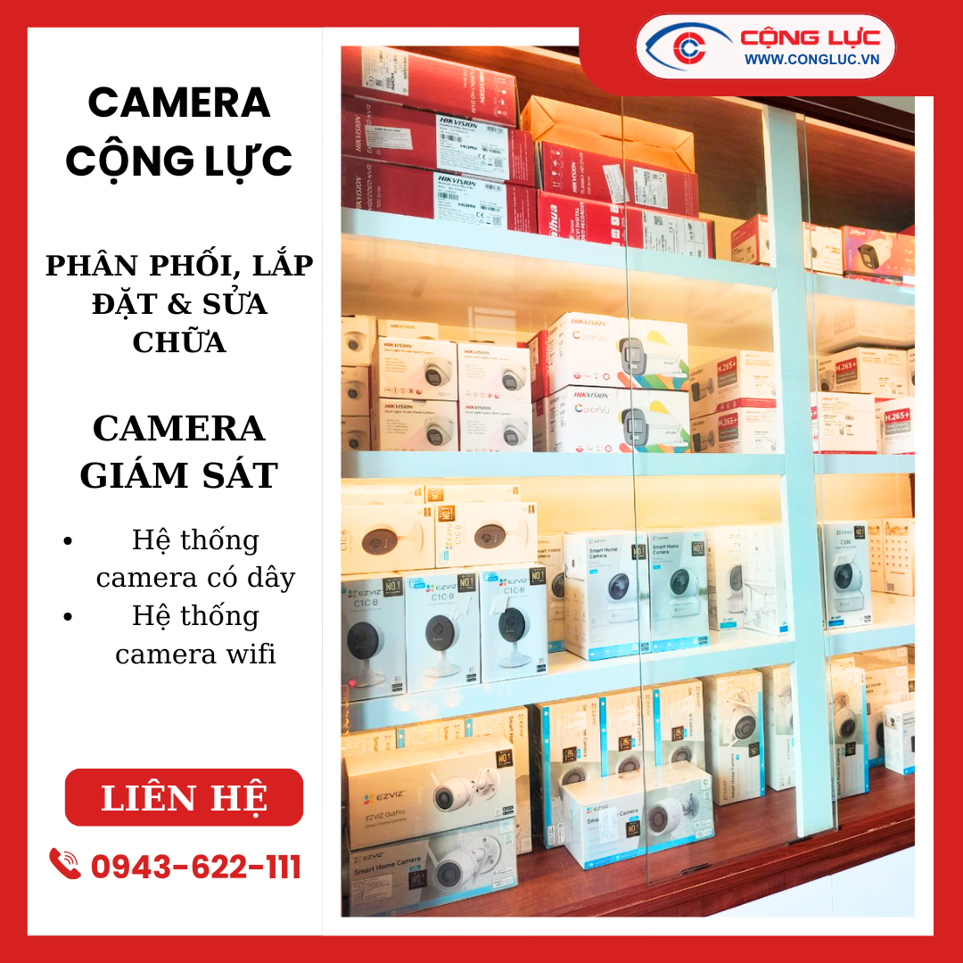Camera Cộng Lực địa chỉ bán và lắp đặt camera tại Hải Phòng uy tín