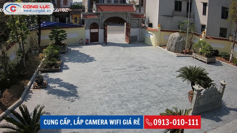 lắp camera wifi ngoài trời giá rẻ tại hải phòng
