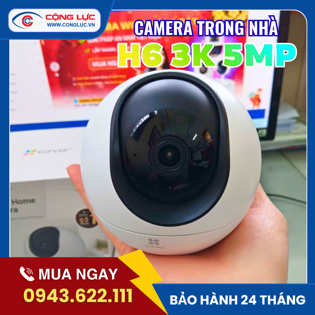 bán camera ezviz h6 3k 5mp giá rẻ tại Hải Phòng