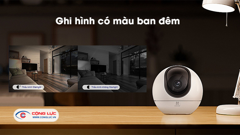 Camera ezviz h6 3k 5mp ghi hình ban đêm đầy đủ màu sắc