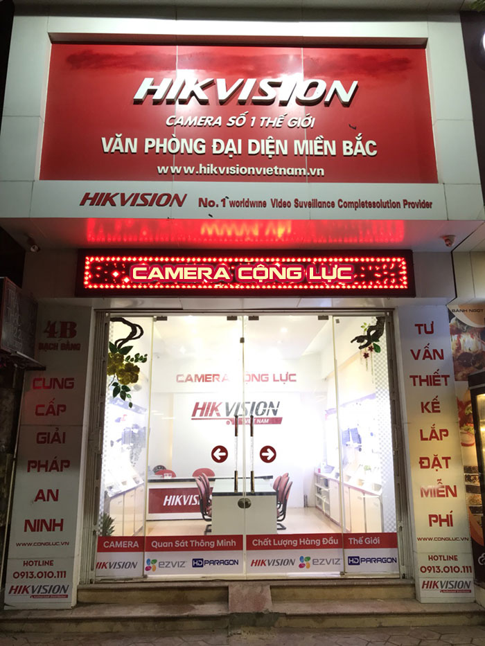 đại lý bán camera hikvision chính hãng, giá rẻ tại hải phòng