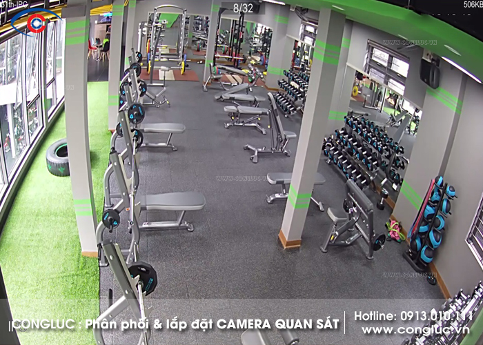 lắp camera quan sát tại 231 tô hiệu hải phòng trung tâm like fitness & yoga center