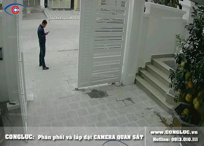 hình ảnh camera quan sát nhà biệt thự đường lê hồng phong