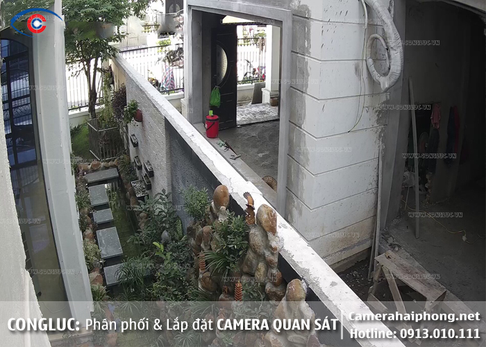 hình ảnh camera quan sát nhà biệt thự vinhomes imperia hải phòng