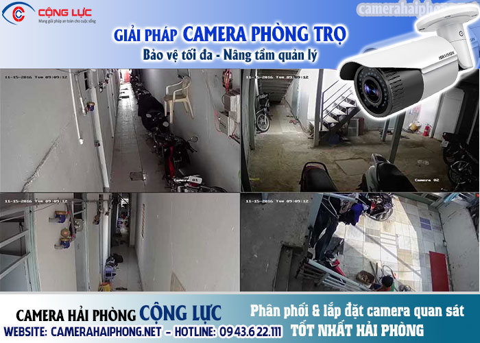đại lý giải pháp lắp đặt camera quan sát chống trộm cho phòng trọ