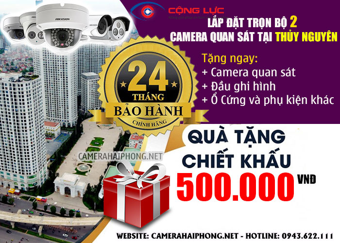 đại lý lắp đặt trọn bộ camera quan sát tại thủy nguyên giá rẻ