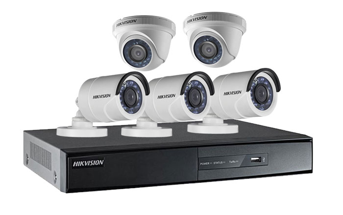 lắp đặt trọn bộ 5 camera hikvision chính hãng, giá rẻ tại hải phòng