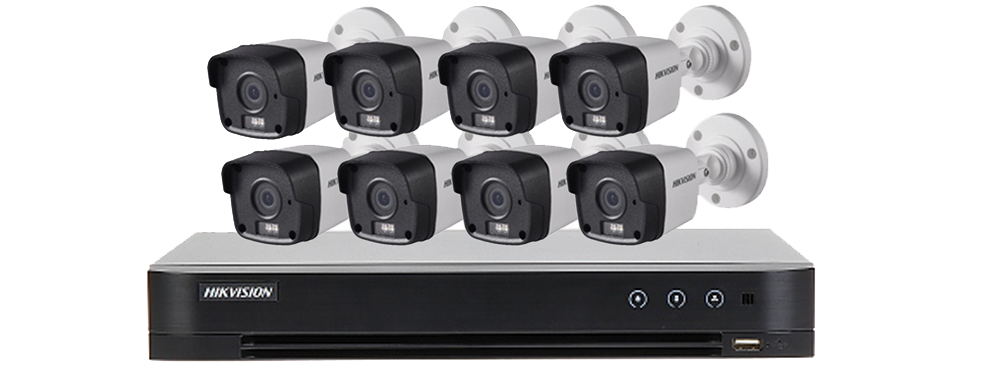 trọn bộ 8 mắt camera ip hikvision 2mp giá rẻ