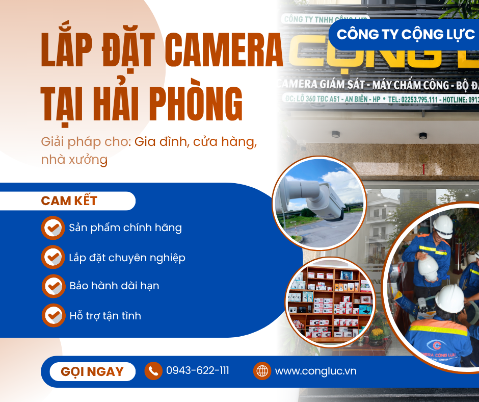 camera cộng lực cửa hàng bán camera quan sát chính hãng tại Hải Phòng
