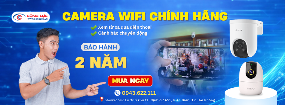 bán camera wifi không dây giá rẻ tại Hải Phòng