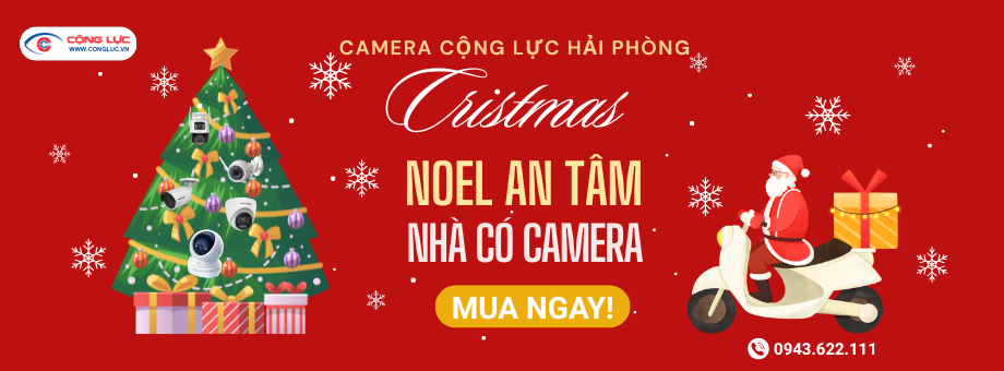 Noel vui vẻ nhà đã có camera