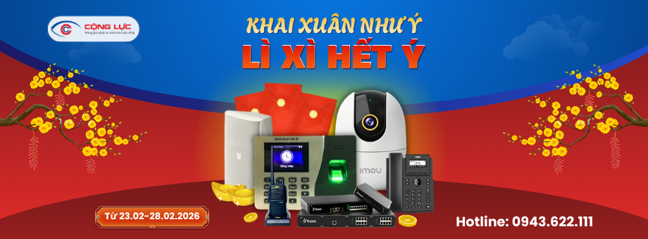 Khai xuân như ý lì xì hết ý tại Camera Cộng Lực