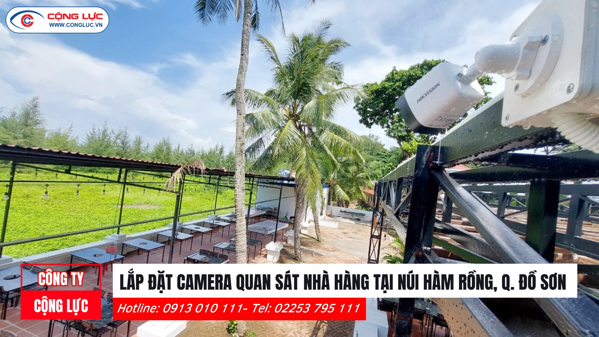 Lắp Đặt Camera Tại Nhà Hàng Núi Hàm Rồng, Quận Đồ Sơn Hải Phòng