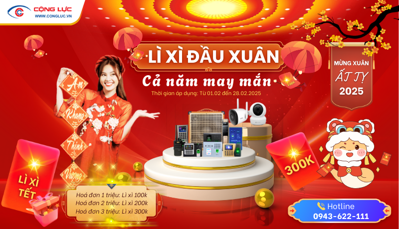 [KHUYẾN MÃI] LÌ XÌ ĐẦU XUÂN - CẢ NĂM MAY MẮN