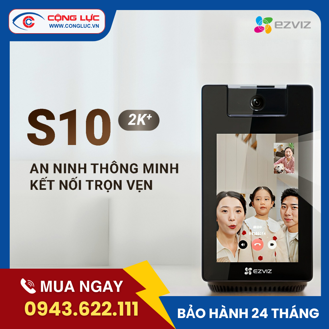 Camera Gọi Video Thông Minh Ezviz S10 2K+