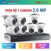 Trọn Bộ 7 Camera Hikvision 2 Megapixel