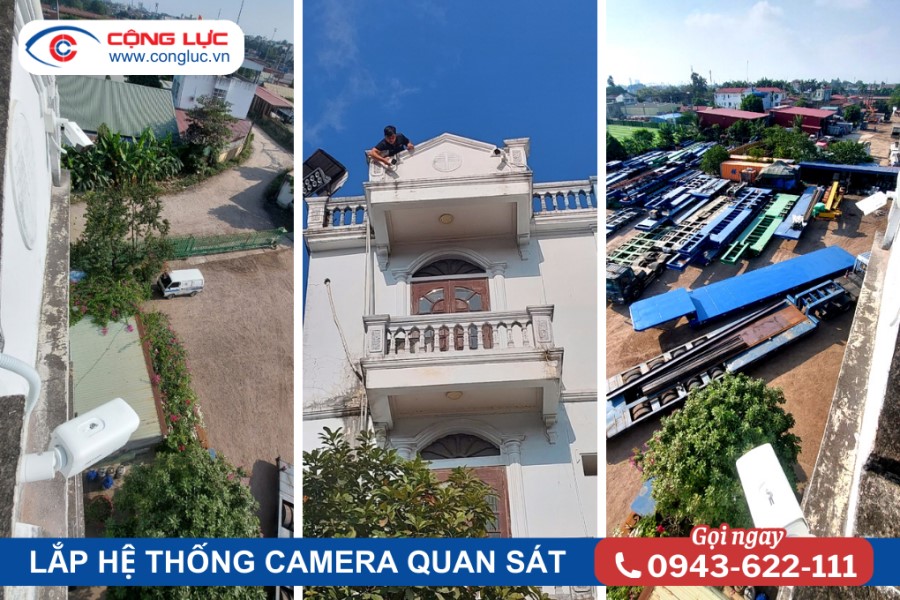 lắp hệ thống camera giám sát cho công ty hương giang tại ngô quyền hải phòng