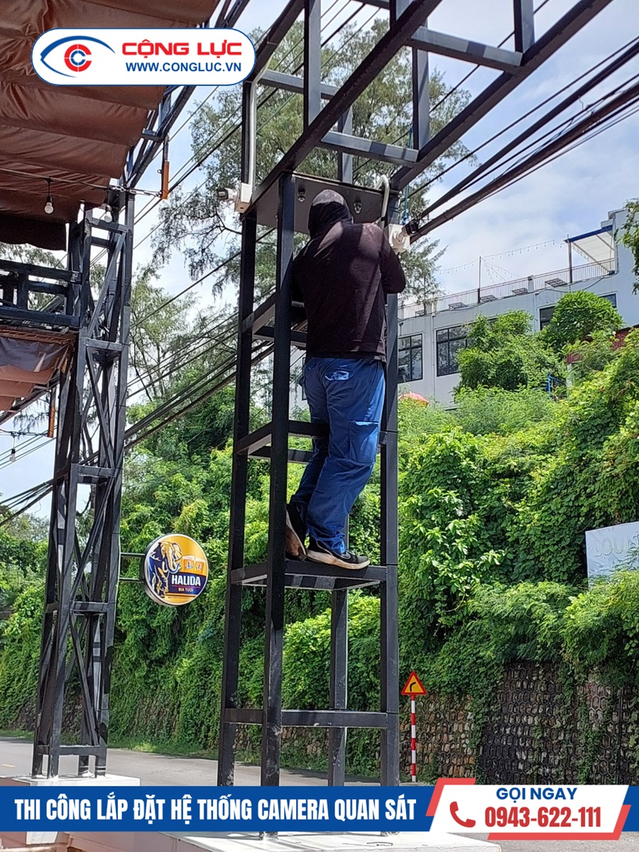 lắp đặt camera nhà hàng tại núi hàm rồng đồ sơn hải phòng