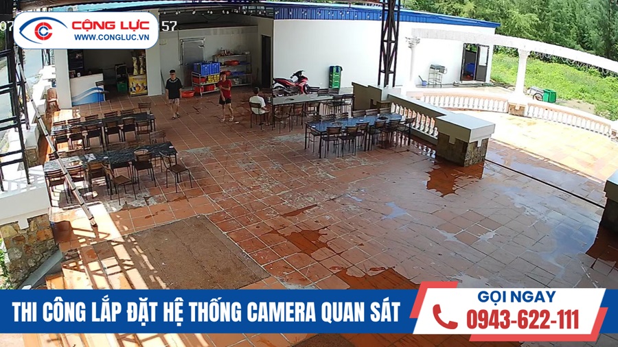 thi công hệ thống camera an ninh nhà hàng tại đồ sơn Hải Phòng