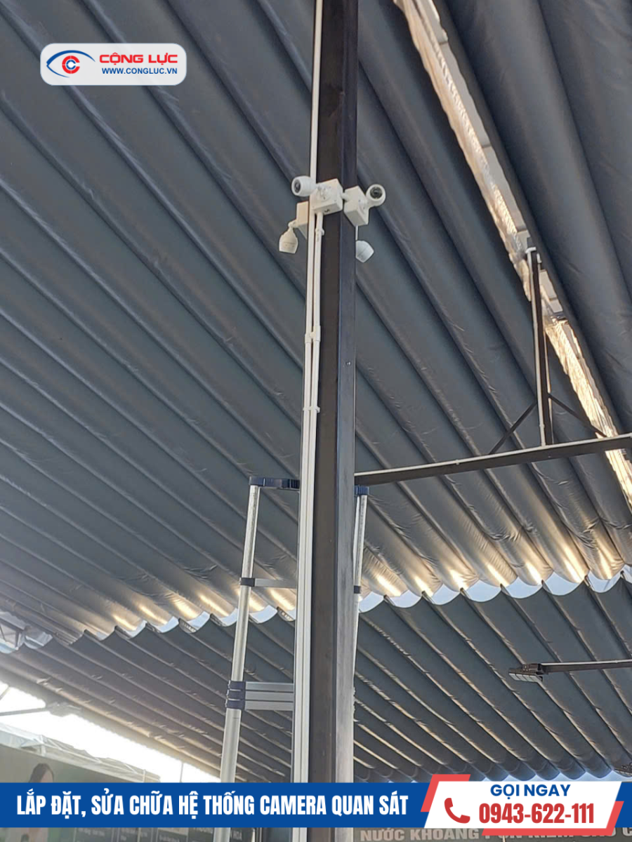 lắp đặt camera tại sân pickleball an kim Hải, hải Phòng