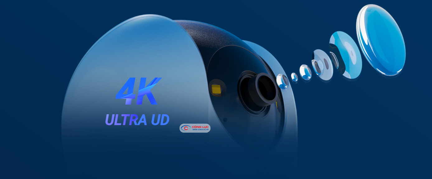 Camera Trong Nhà Ezviz C6N G1 độ phân giải 4K 8MP sắc nét